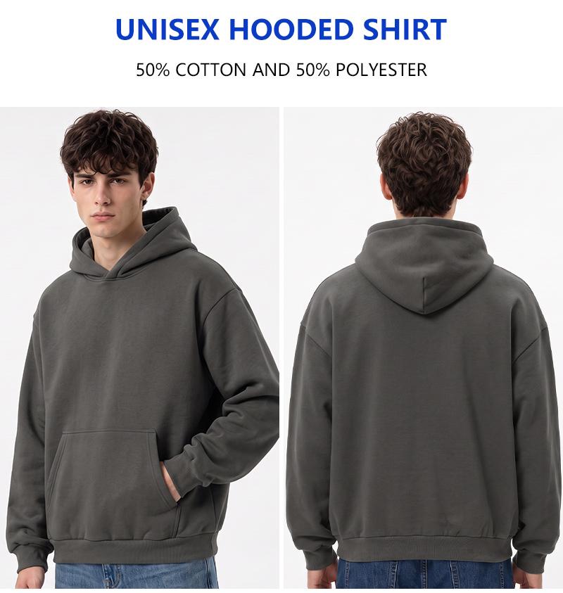 Men's Hoodie  Long Sleeve Pullover Regular Fit Soft Breathable Durable Everyday Machine Washable Casual Outdoor Urban Street Wear Black Beige