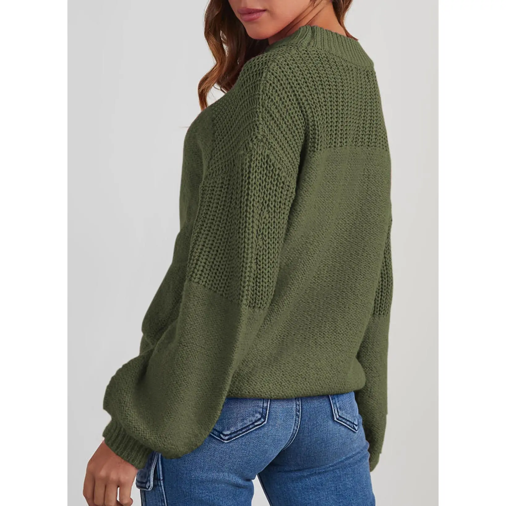 Dokotoo Women's Casual Long Sleeve Knit Sweater
