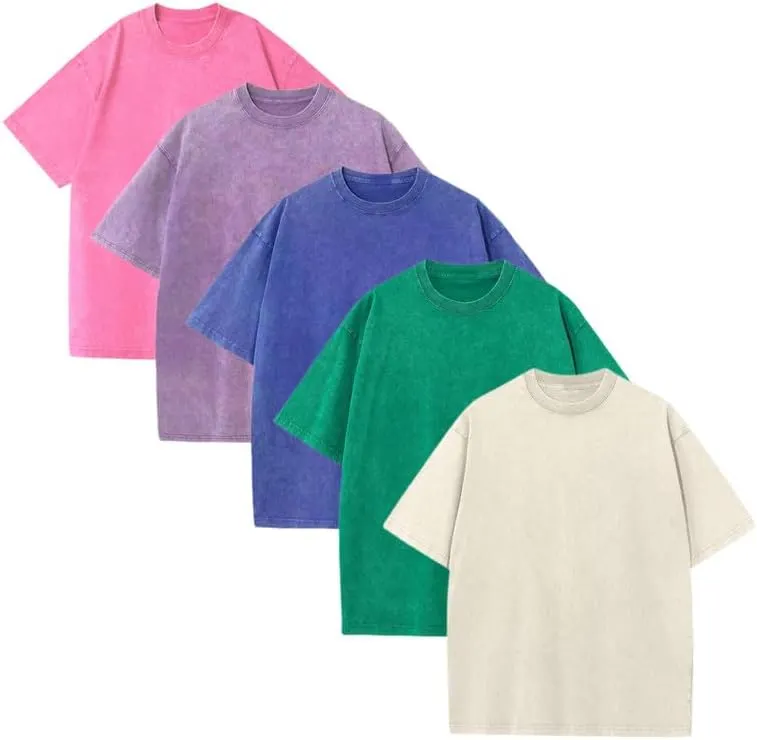 Oversized Unisex Vintage Heavyweight Cotton T-Shirts