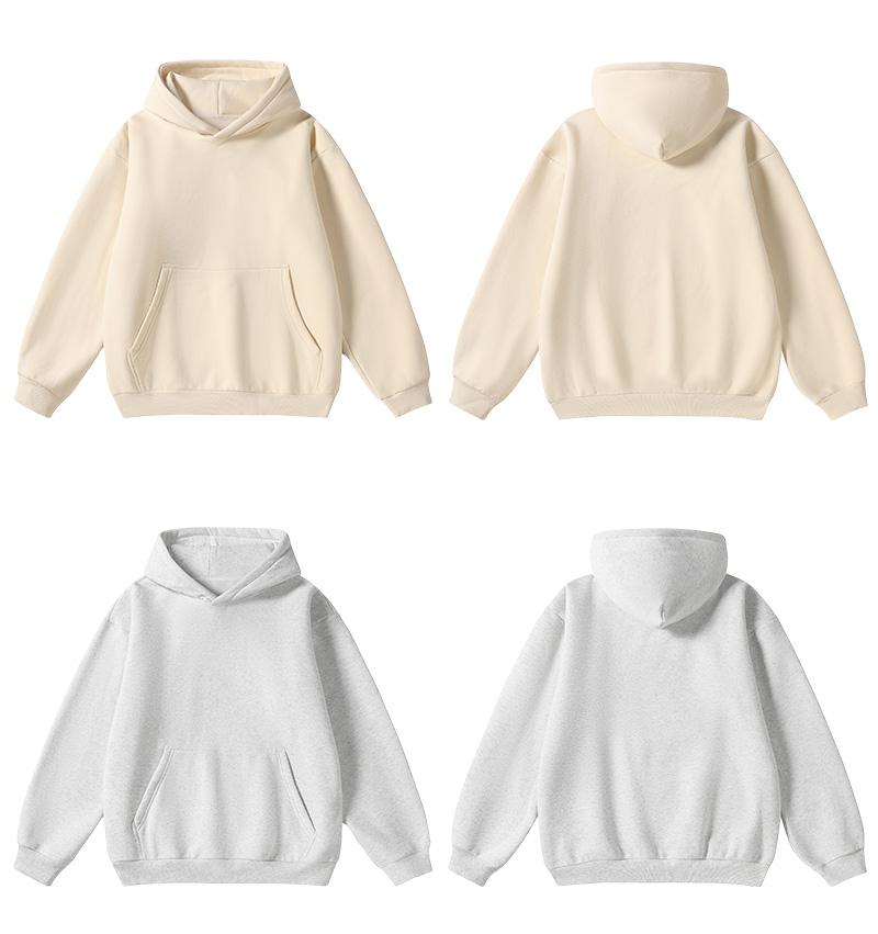 Men's Hoodie  Long Sleeve Pullover Regular Fit Soft Breathable Durable Everyday Machine Washable Casual Outdoor Urban Street Wear Black Beige