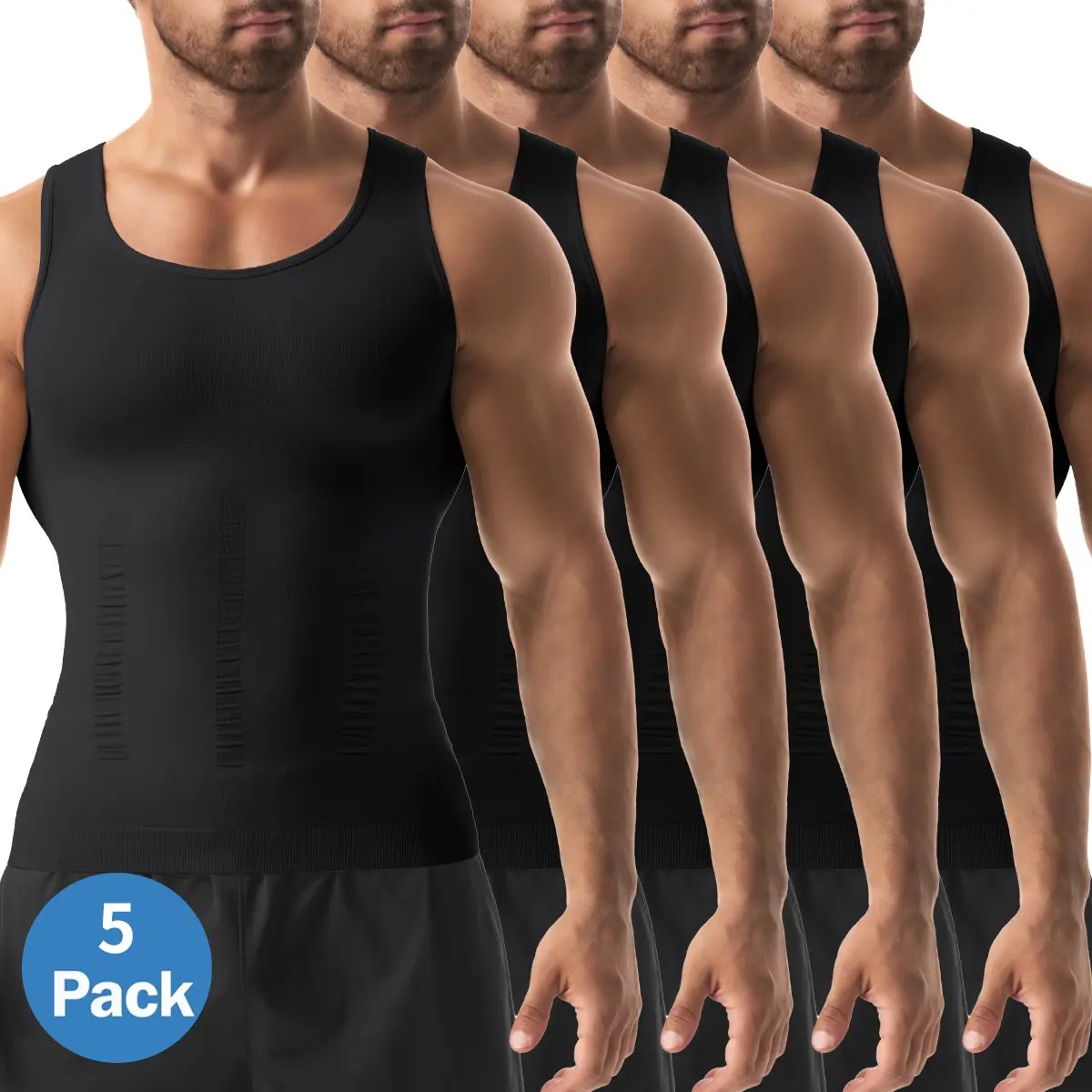 Men's Mesh Shapewear Compression Tank Top 