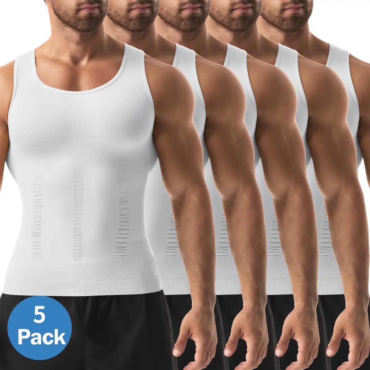 Men's Mesh Shapewear Compression Tank Top 