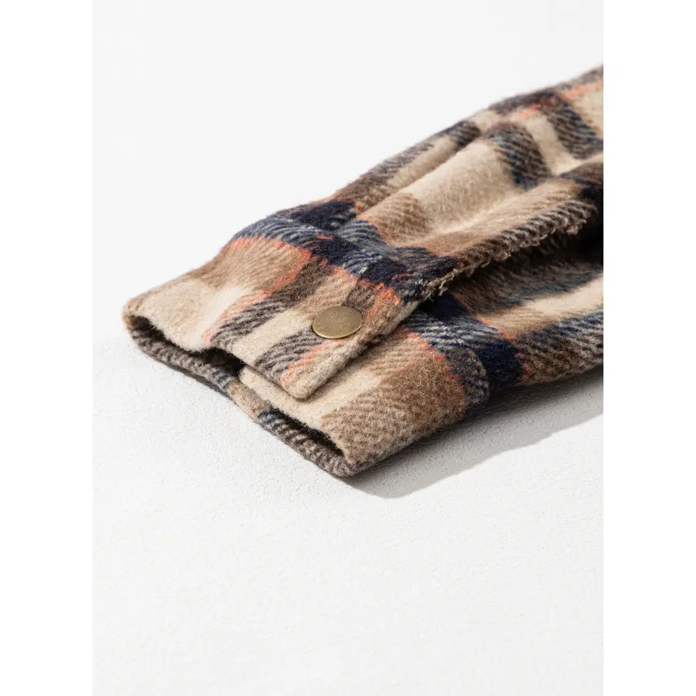 Women's Plaid Flannel Hooded Shacket