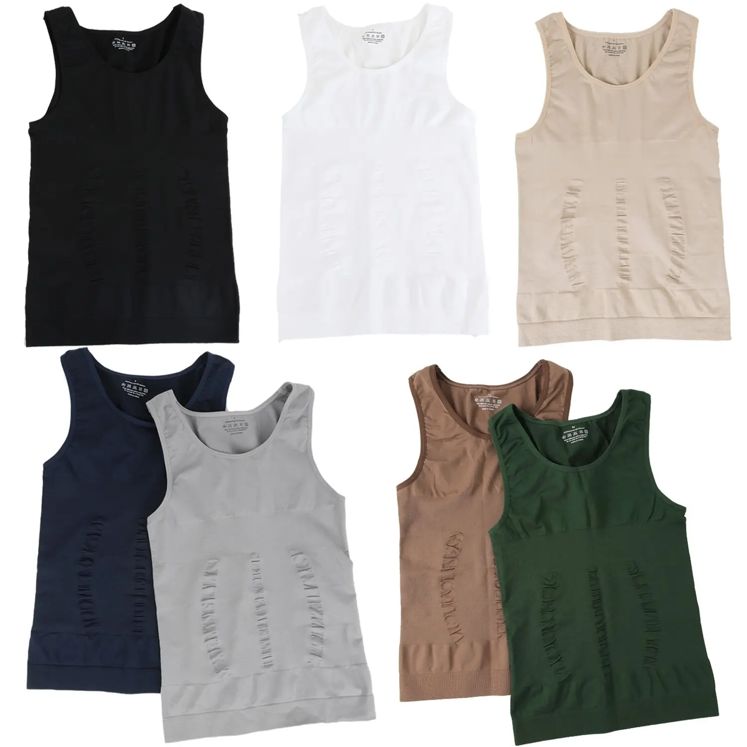 Men's Mesh Shapewear Compression Tank Top 