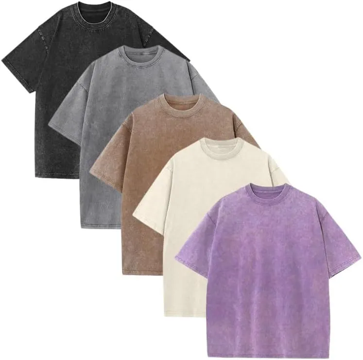 Oversized Unisex Vintage Heavyweight Cotton T-Shirts