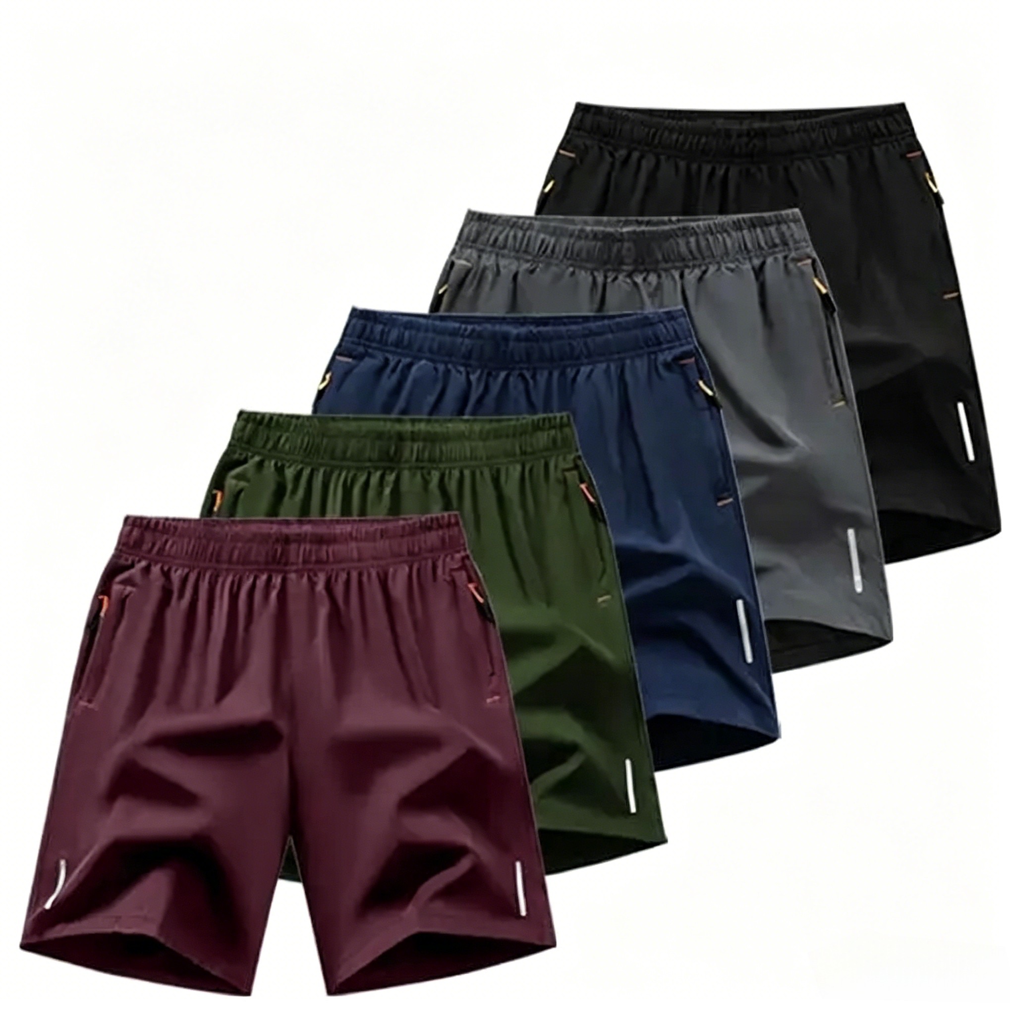 Men's 5-Pack Quick-Dry Athletic Shorts