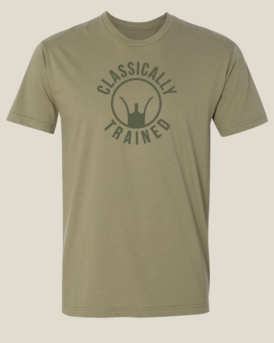 [Copy]Men's Curved Hem Crew Neck T-Shirt