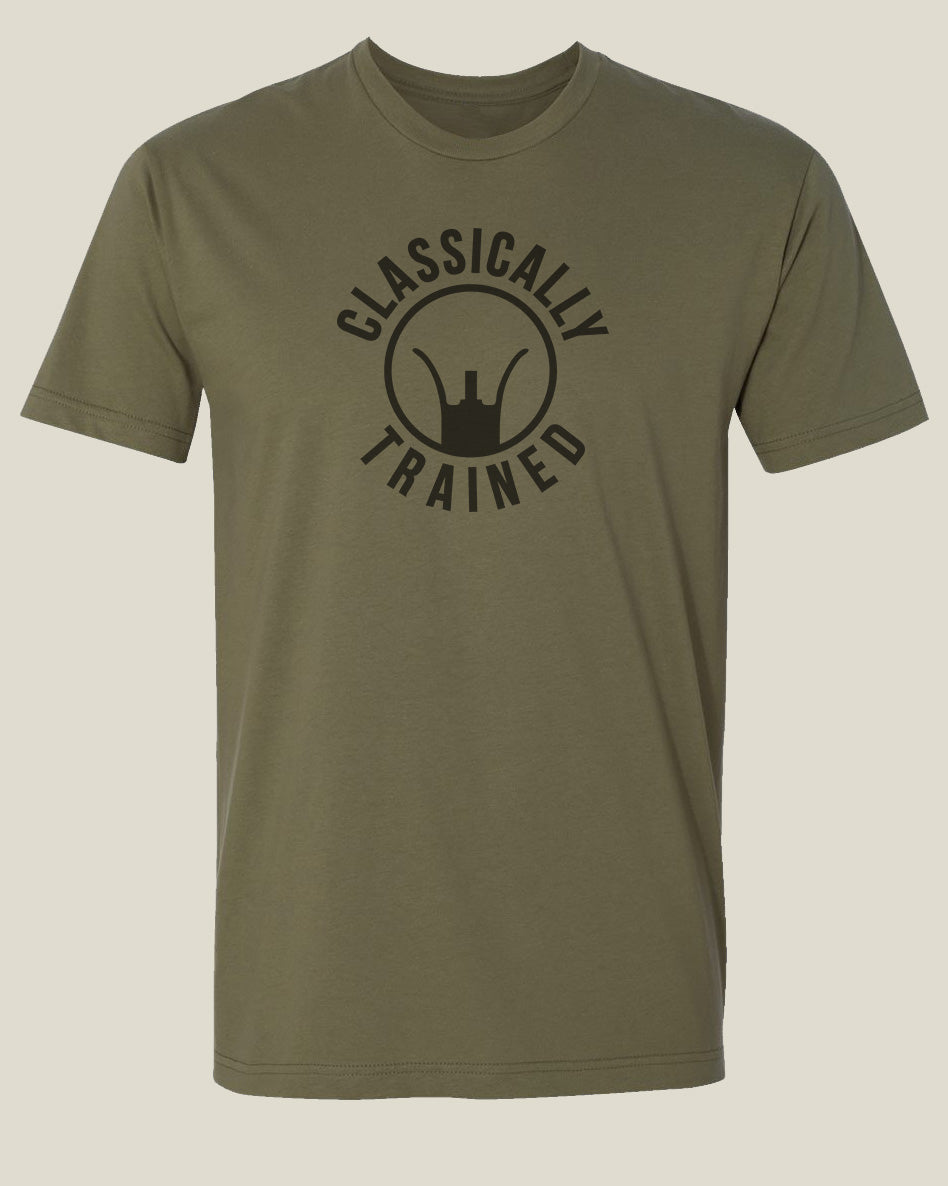 [Copy]Men's Curved Hem Crew Neck T-Shirt