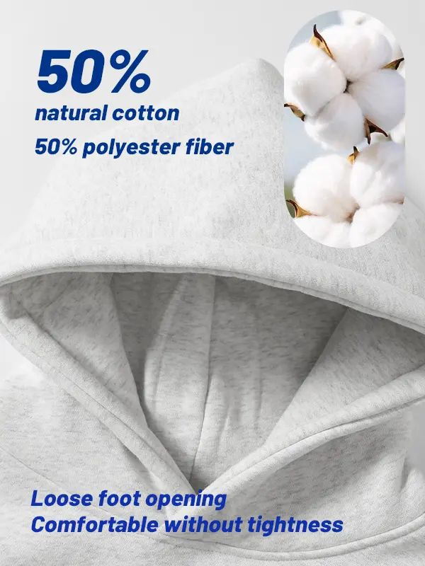 Cotton Hooded Sweatshirt