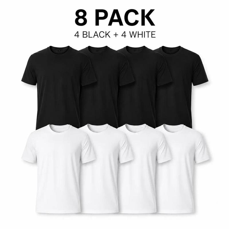 Unisex 100% Cotton Crewneck T-Shirt – Classic Short Sleeve Tee