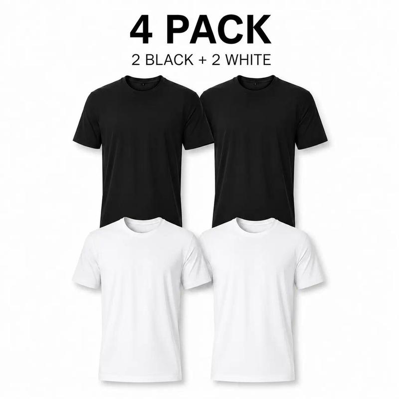Unisex 100% Cotton Crewneck T-Shirt – Classic Short Sleeve Tee