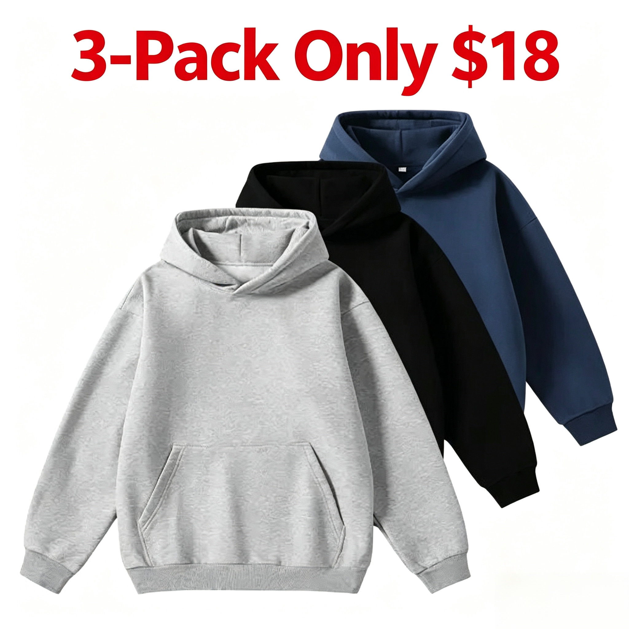 Cotton Hooded Sweatshirt