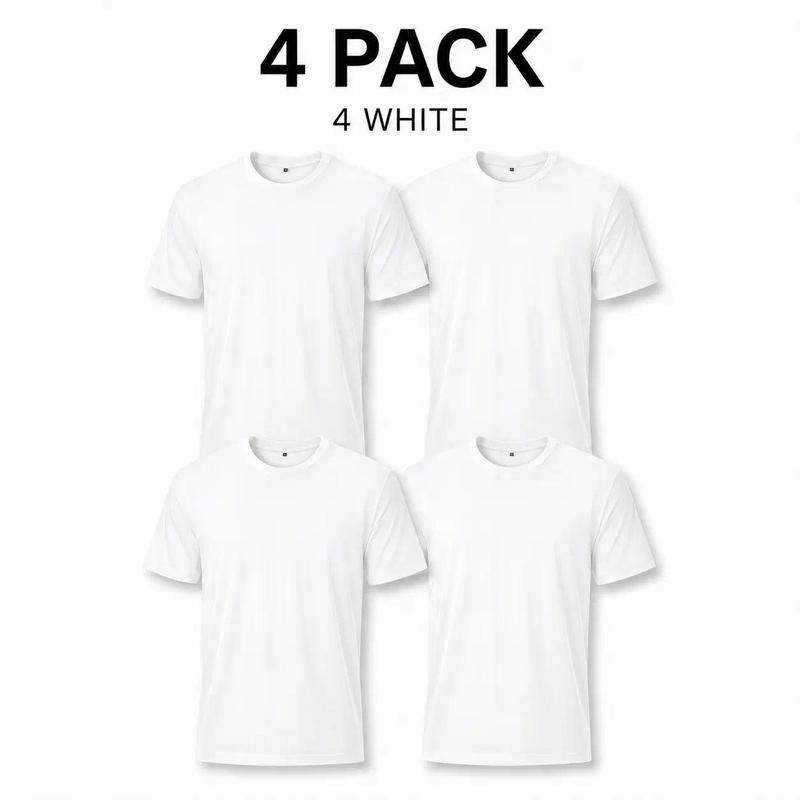 Unisex 100% Cotton Crewneck T-Shirt – Classic Short Sleeve Tee