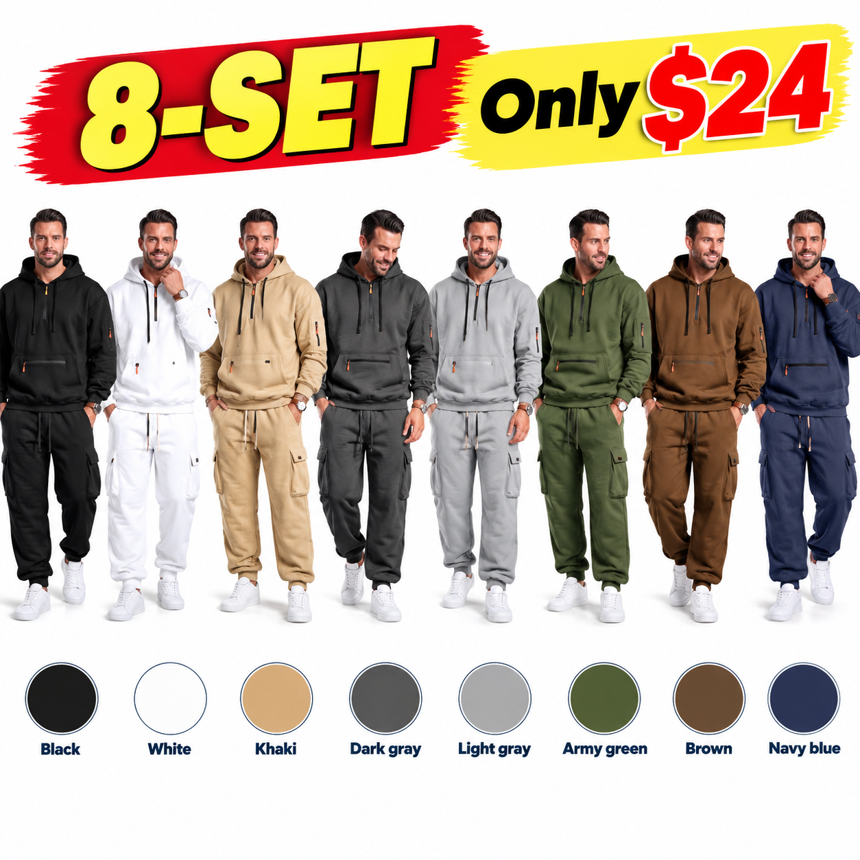 Men's Fleece-Lined Winter Vest – Warm Zip-Up Sleeveless Jacket