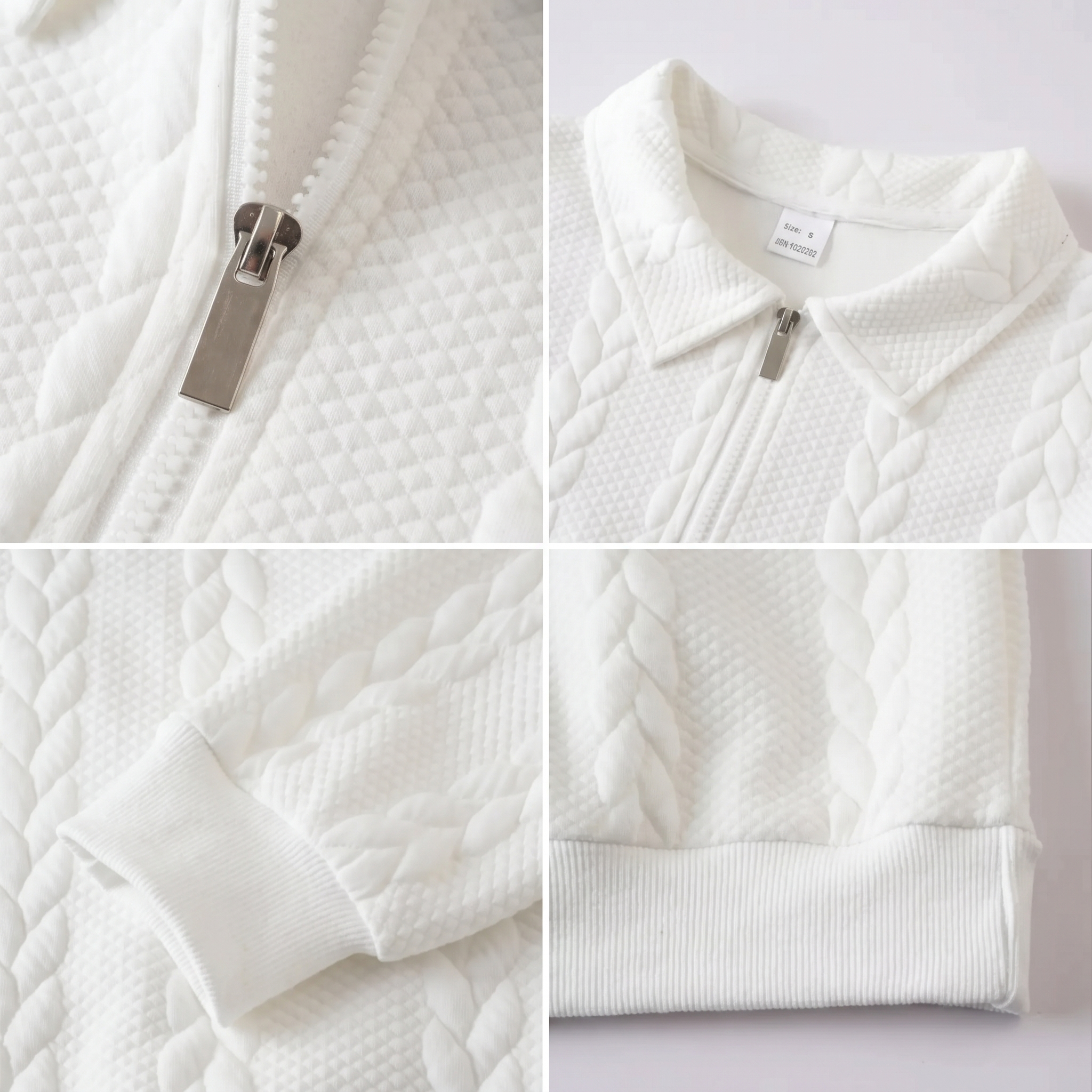 Men's Premium Knit Polo Sweater - Quarter Zip Long Sleeve Pullover for Casual Everyday Style