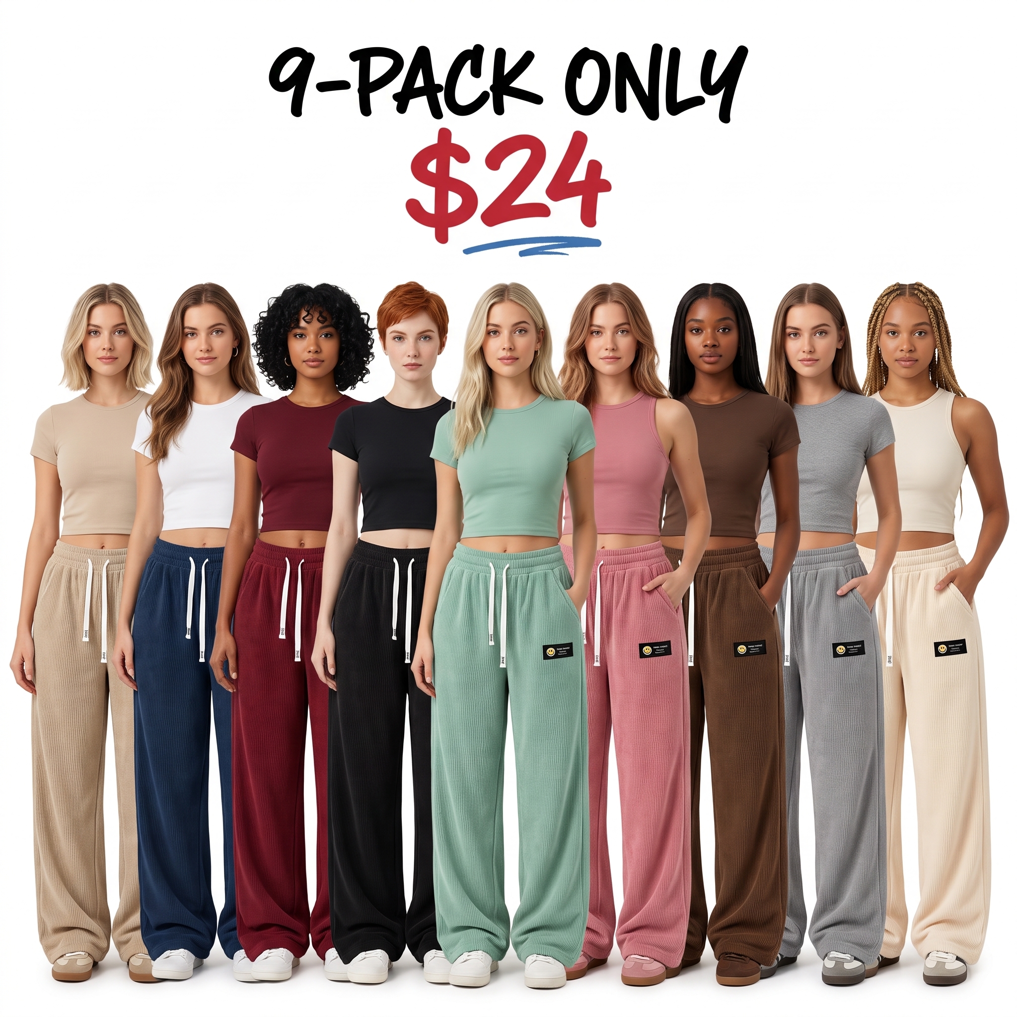 Women’s Corduroy Relaxed Drawstring Pants