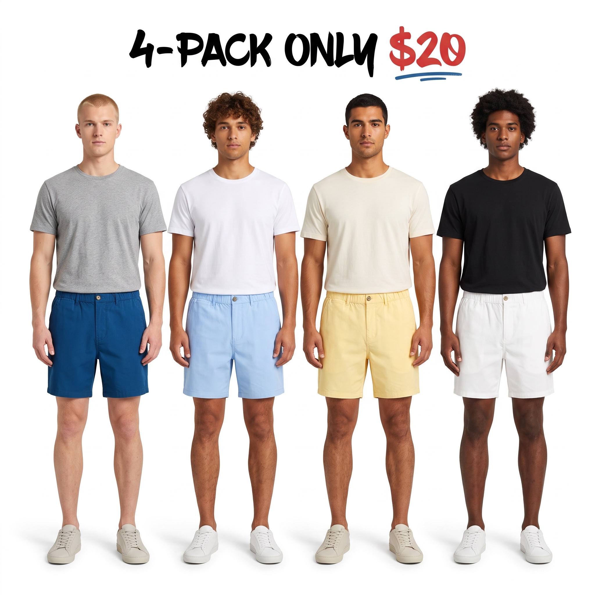 Men’s 5.5" Stretch Mesh Casual Shorts