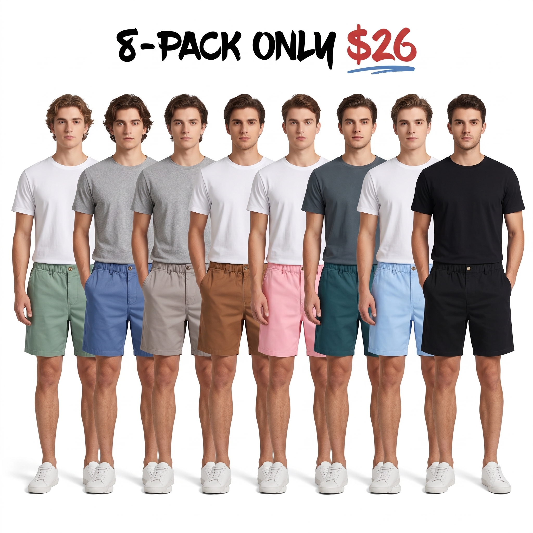 Men’s 5.5" Stretch Mesh Casual Shorts