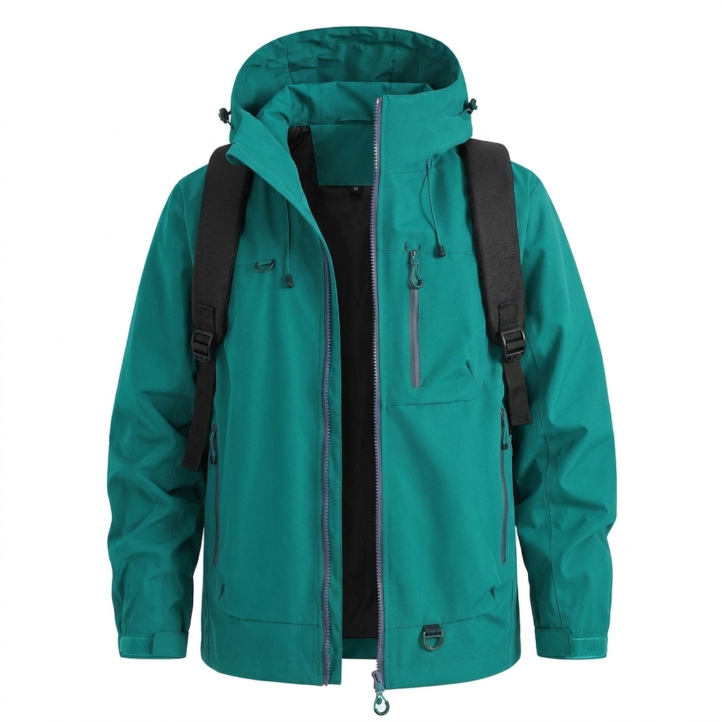 Unisex Waterproof Windproof Hooded Outdoor Jacket