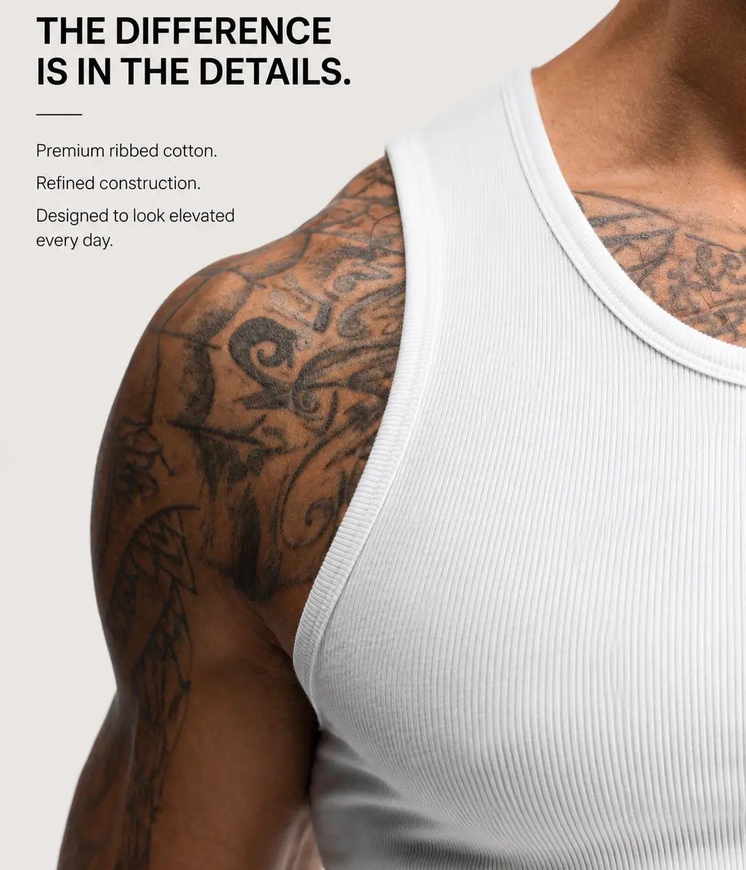 Men’s 3-Pack Essential Tank Tops – Black, White & Charcoal