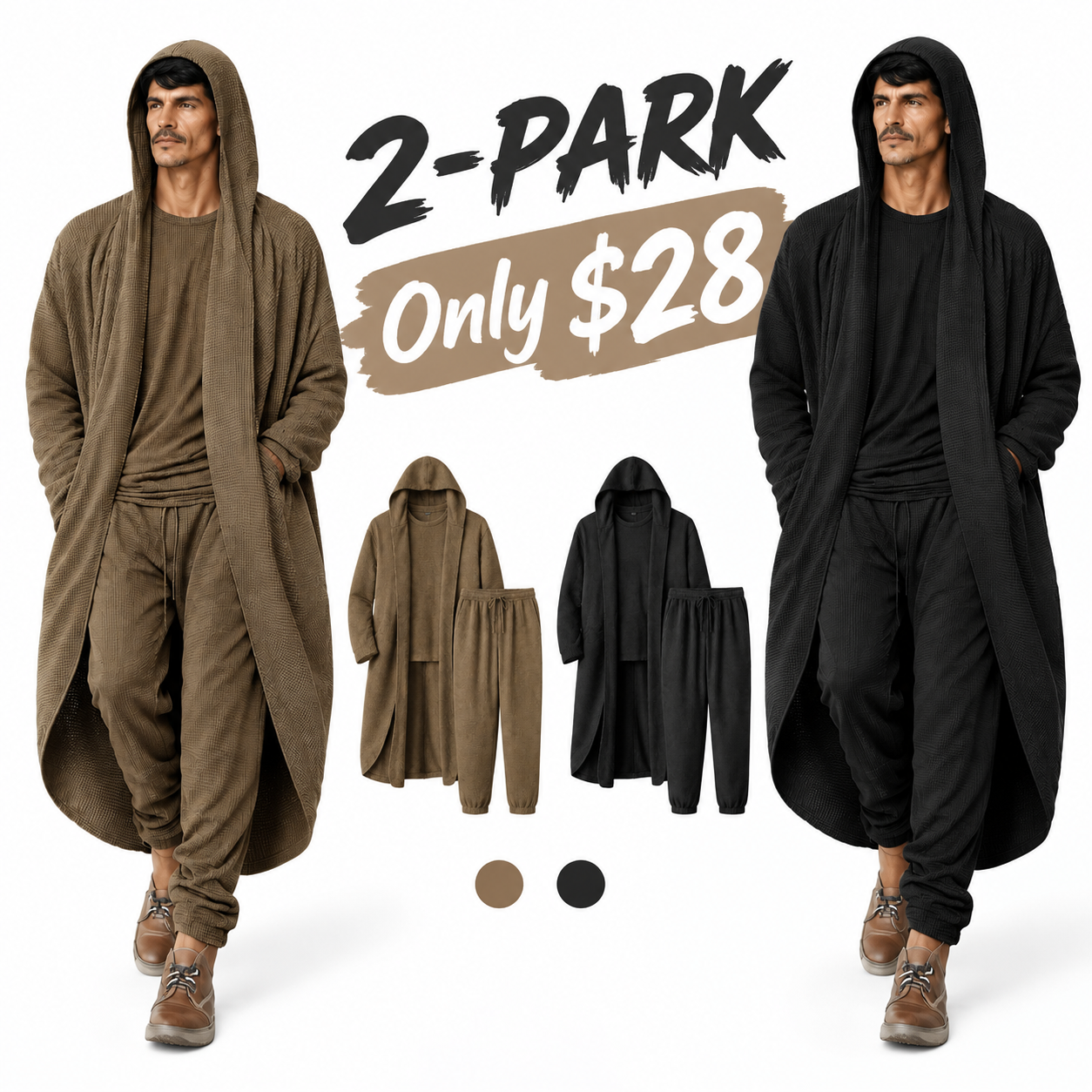 Men’s 3-Piece Casual Loungewear Set