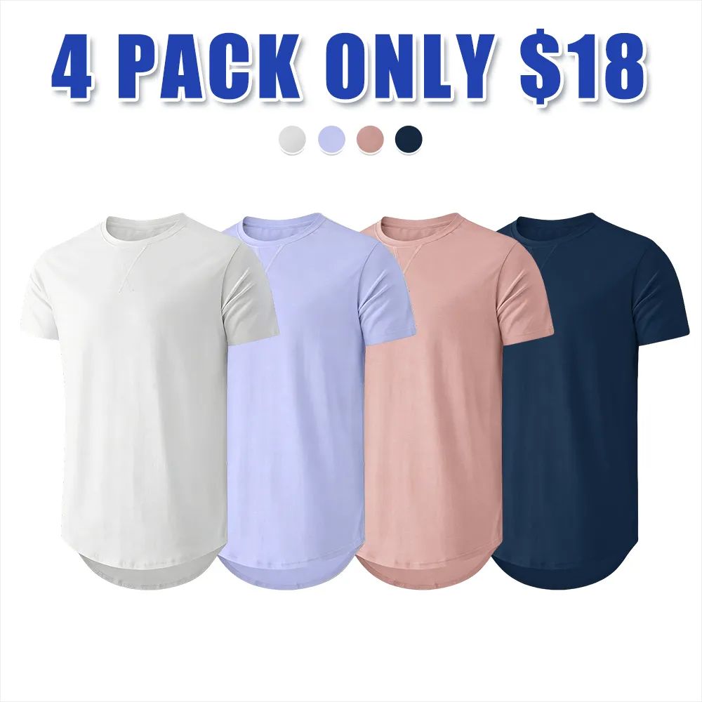 Men's Pure Cotton Trendy Hip-Hop Style T-Shirt