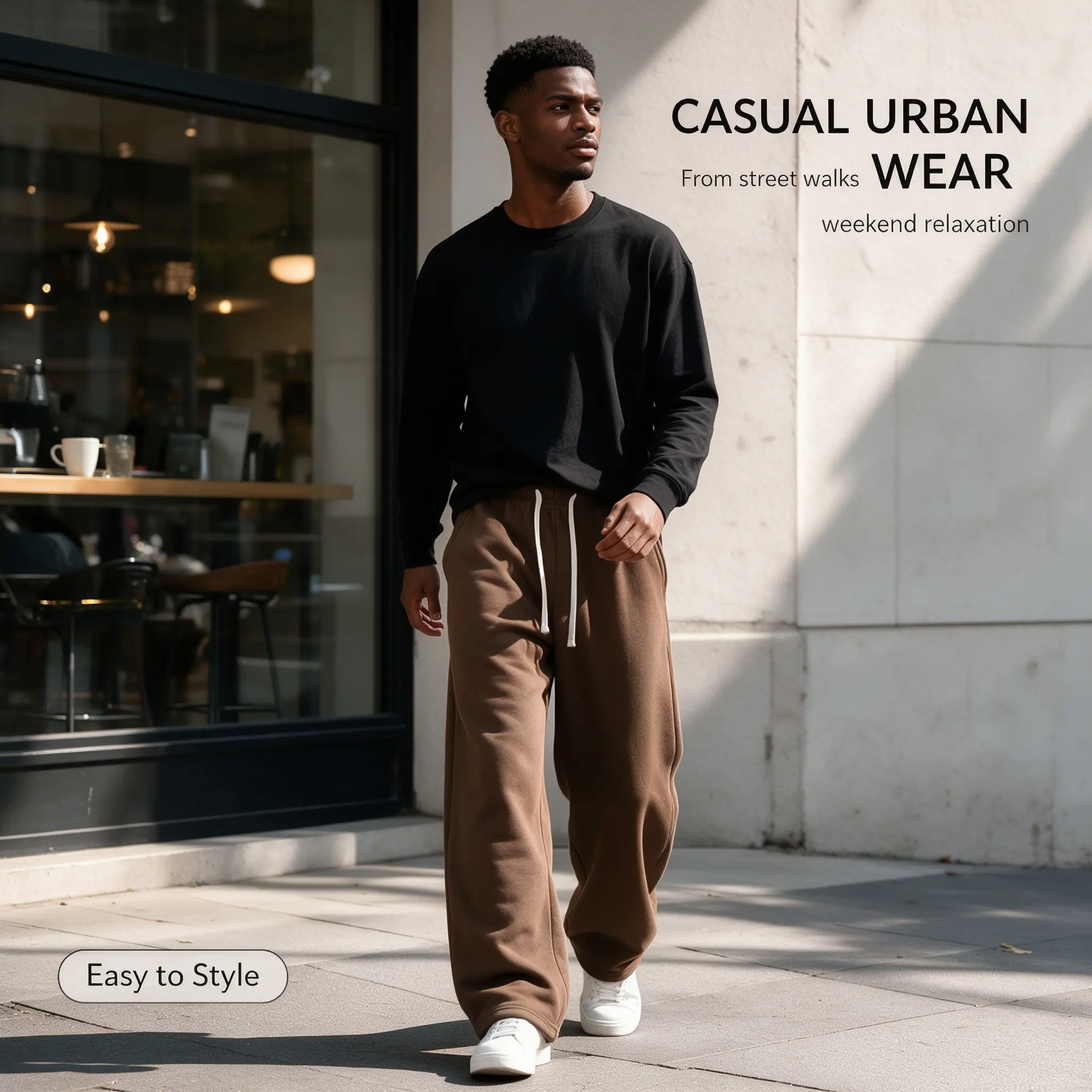 Unisex Ultra-Soft Wide-Leg Sweatpants