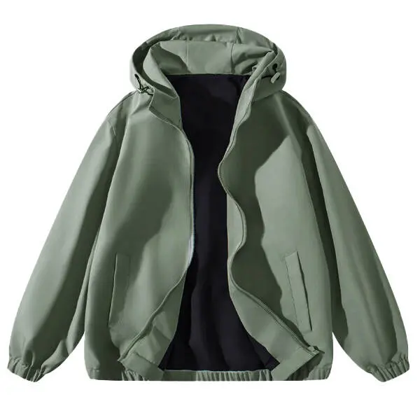 Unisex Lightweight Windproof Hooded Jacket