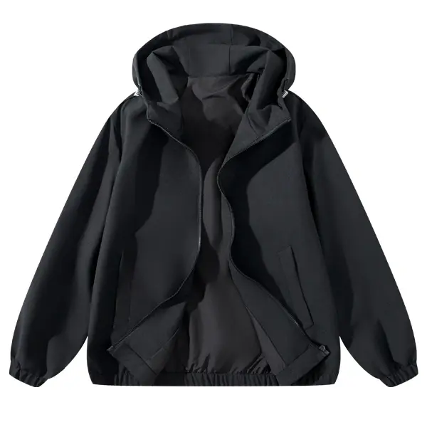 Unisex Lightweight Windproof Hooded Jacket