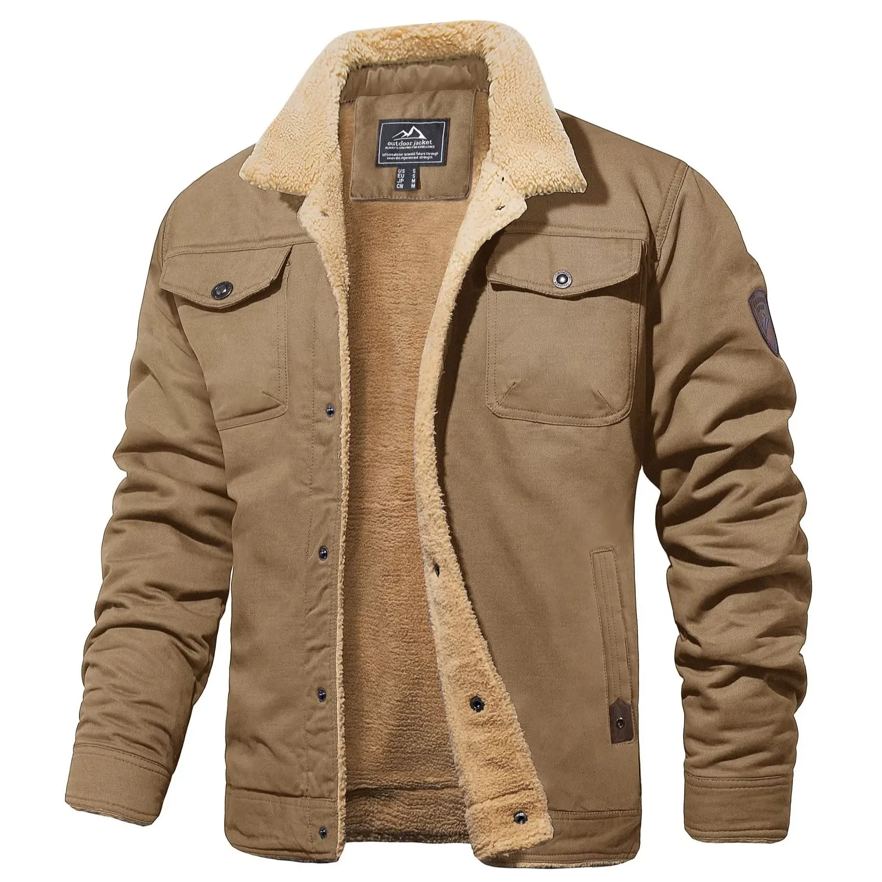 Men’s Sherpa-Lined Trucker Jacket
