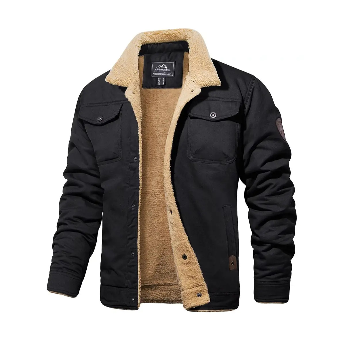Men’s Sherpa-Lined Trucker Jacket