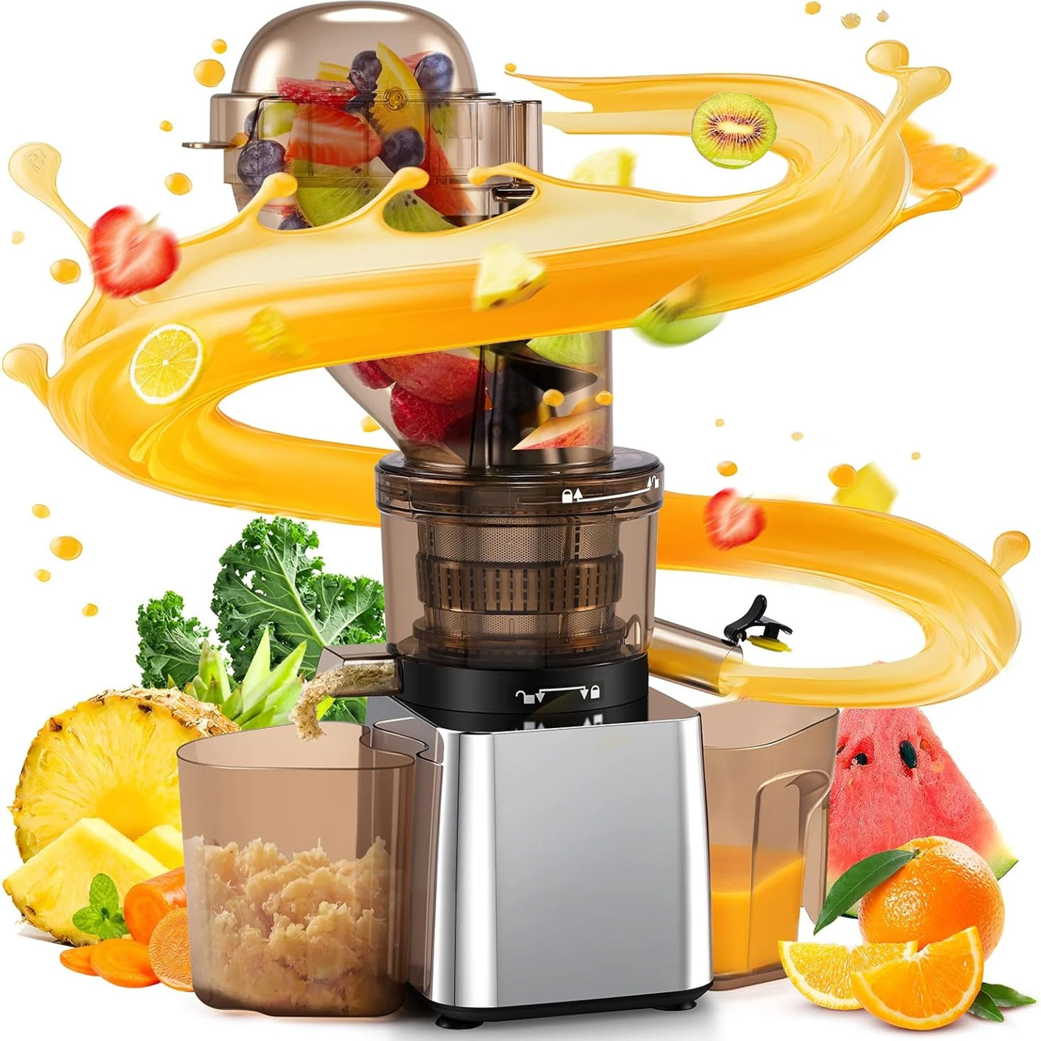 One™-Whole Fruit Cold Press Juicer – Less Prep, More Juice