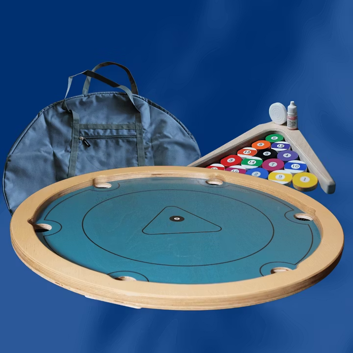Onefaceu Handcrafted Pool 8 & Snooker Tabletop Game