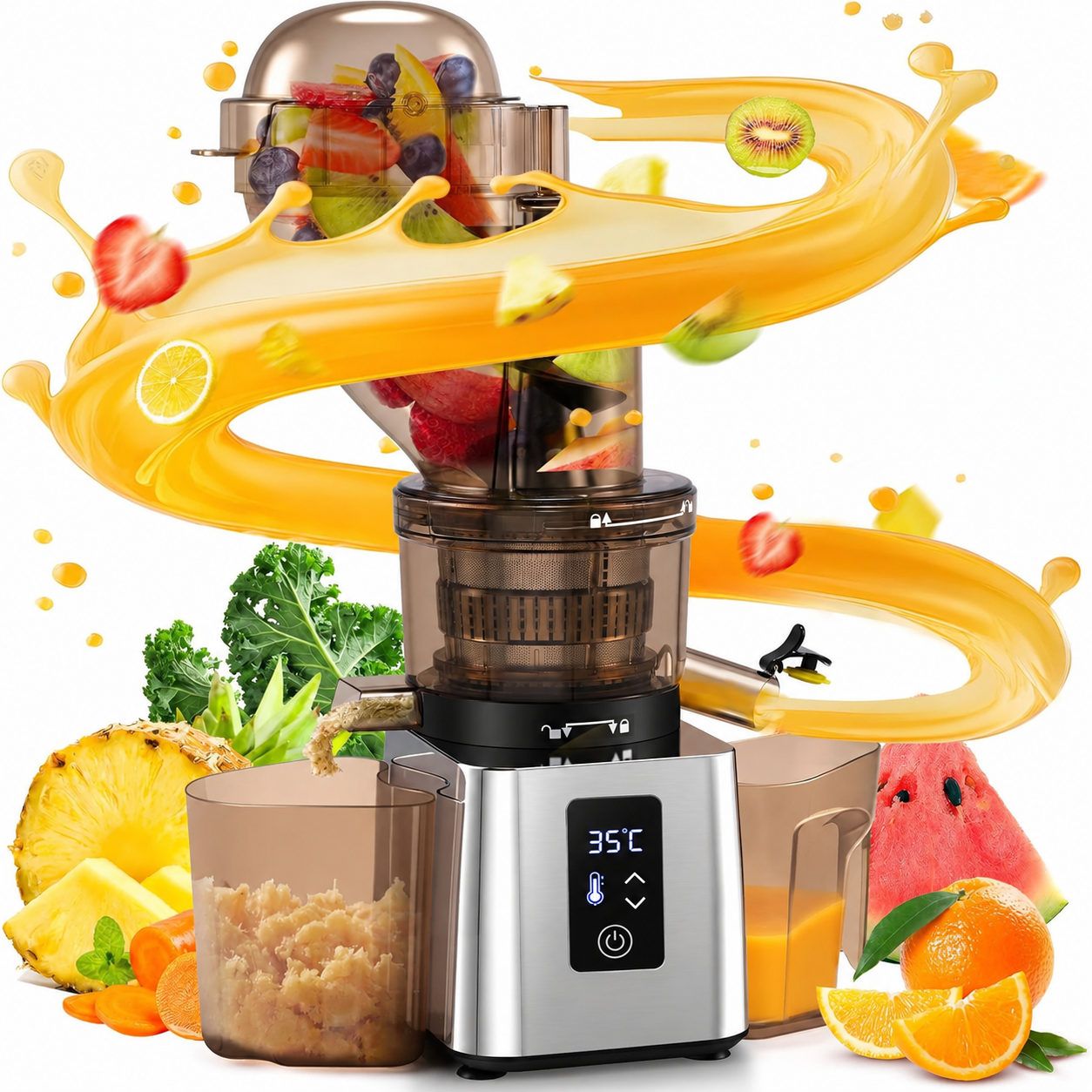 Onefaceu™-Whole Fruit Cold Press Juicer – Less Prep, More Juice-Upgraded version launched