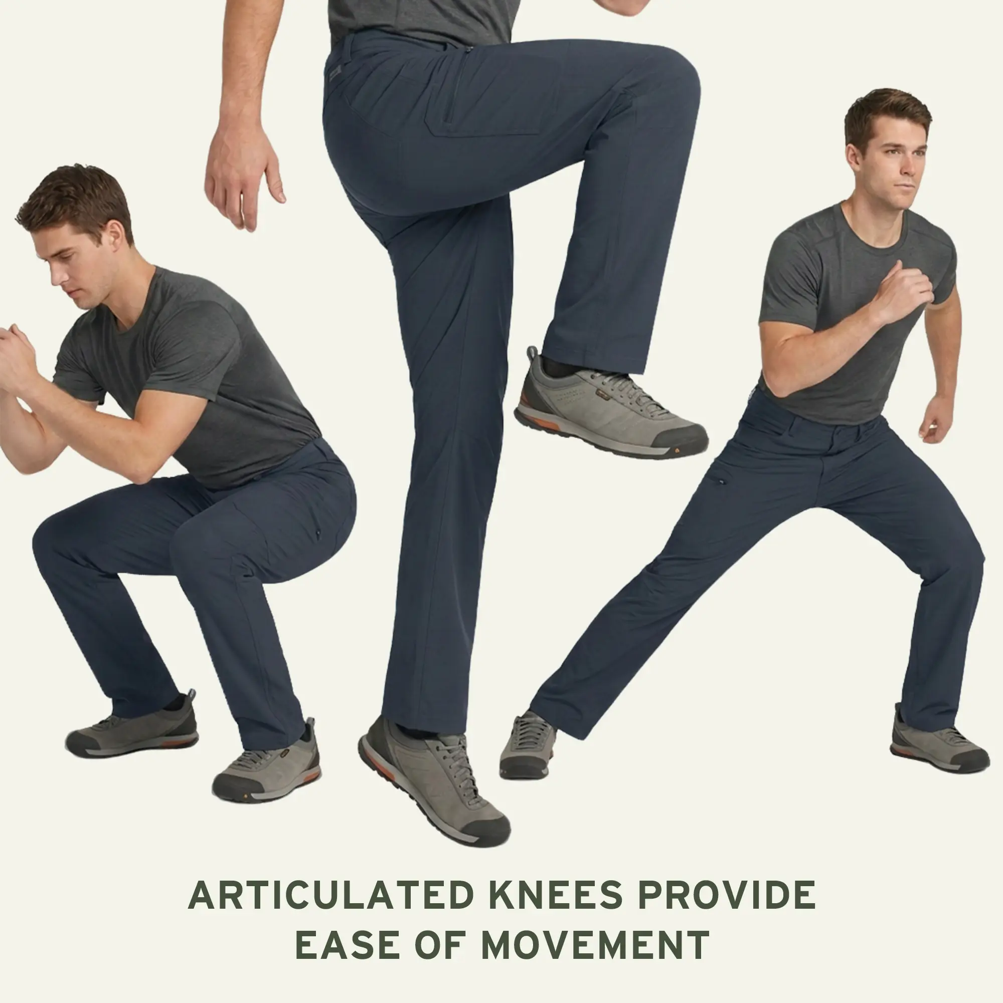⚡FINAL SALE⚡Men’s Rainier Water-Repellent Stretch Hiking Pants with UPF 50+ Sun Protection