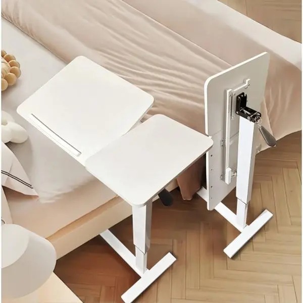  UPGRADED Overbed Mobile Rolling Computer Desk