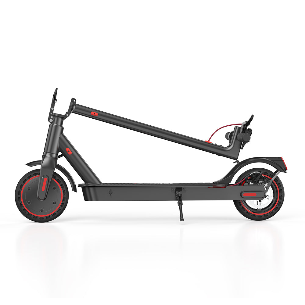 Folded electric scooter