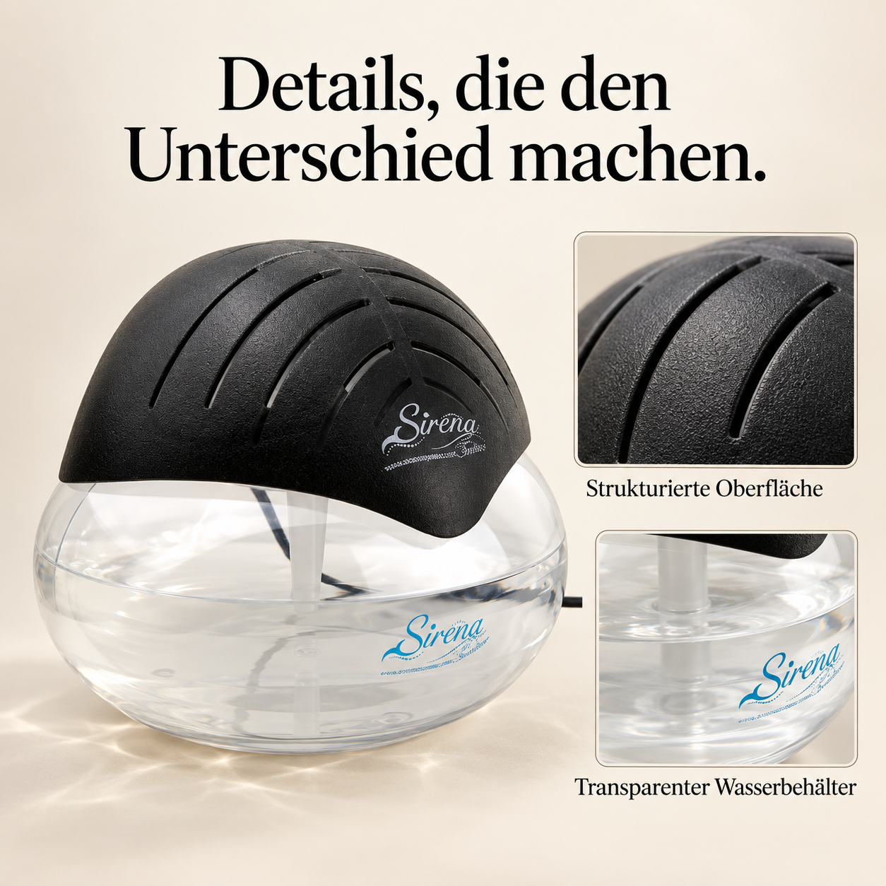 Sirena Twister Black Original Air Purifier
