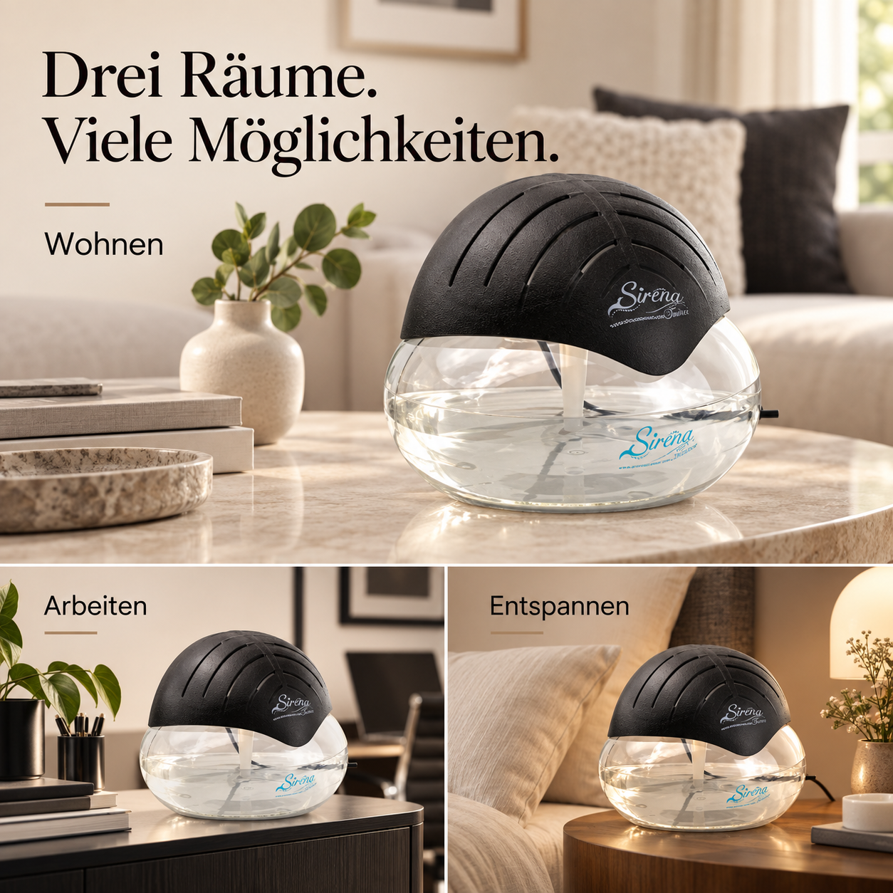 Sirena Twister Black Original Air Purifier
