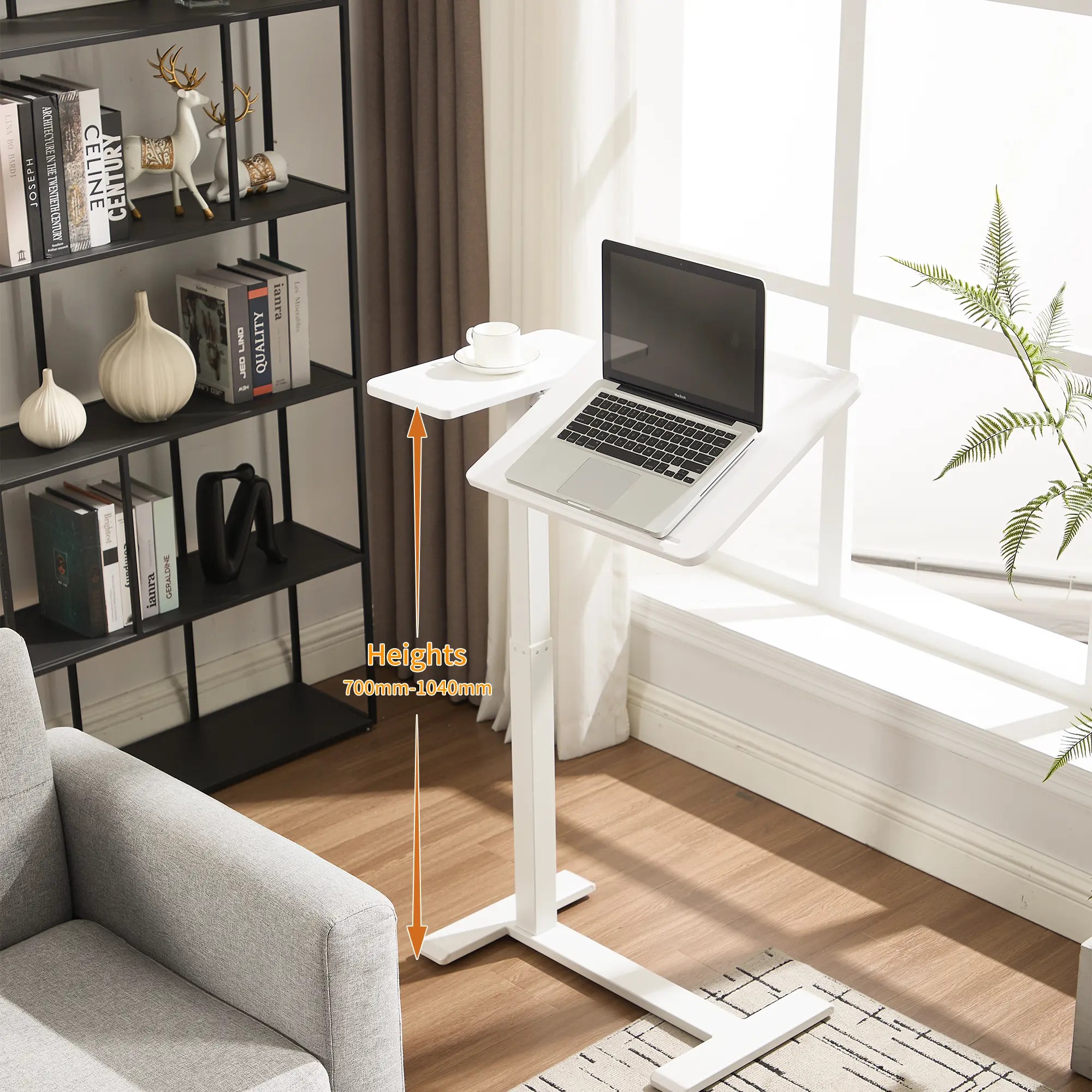  UPGRADED Overbed Mobile Rolling Computer Desk