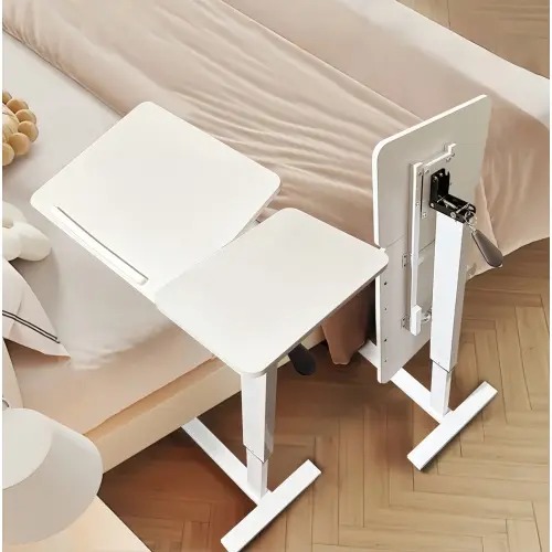  UPGRADED Overbed Mobile Rolling Computer Desk