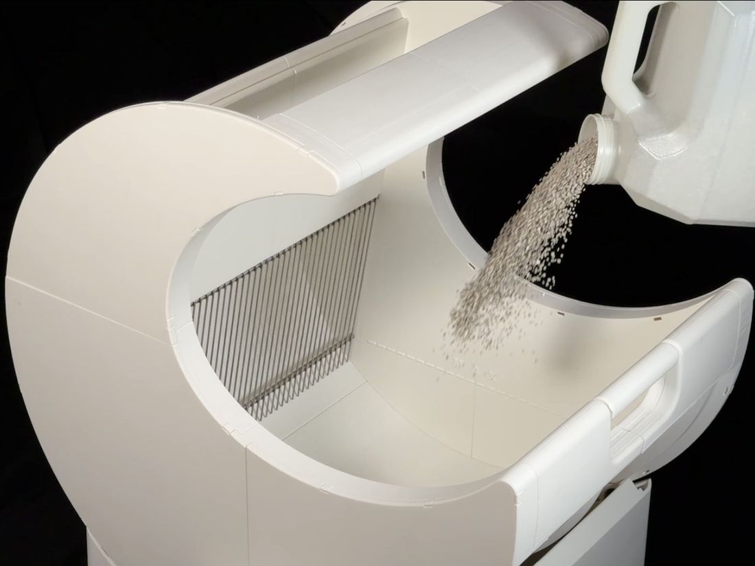Open Top Self-Cleaning Cat Litter Box
