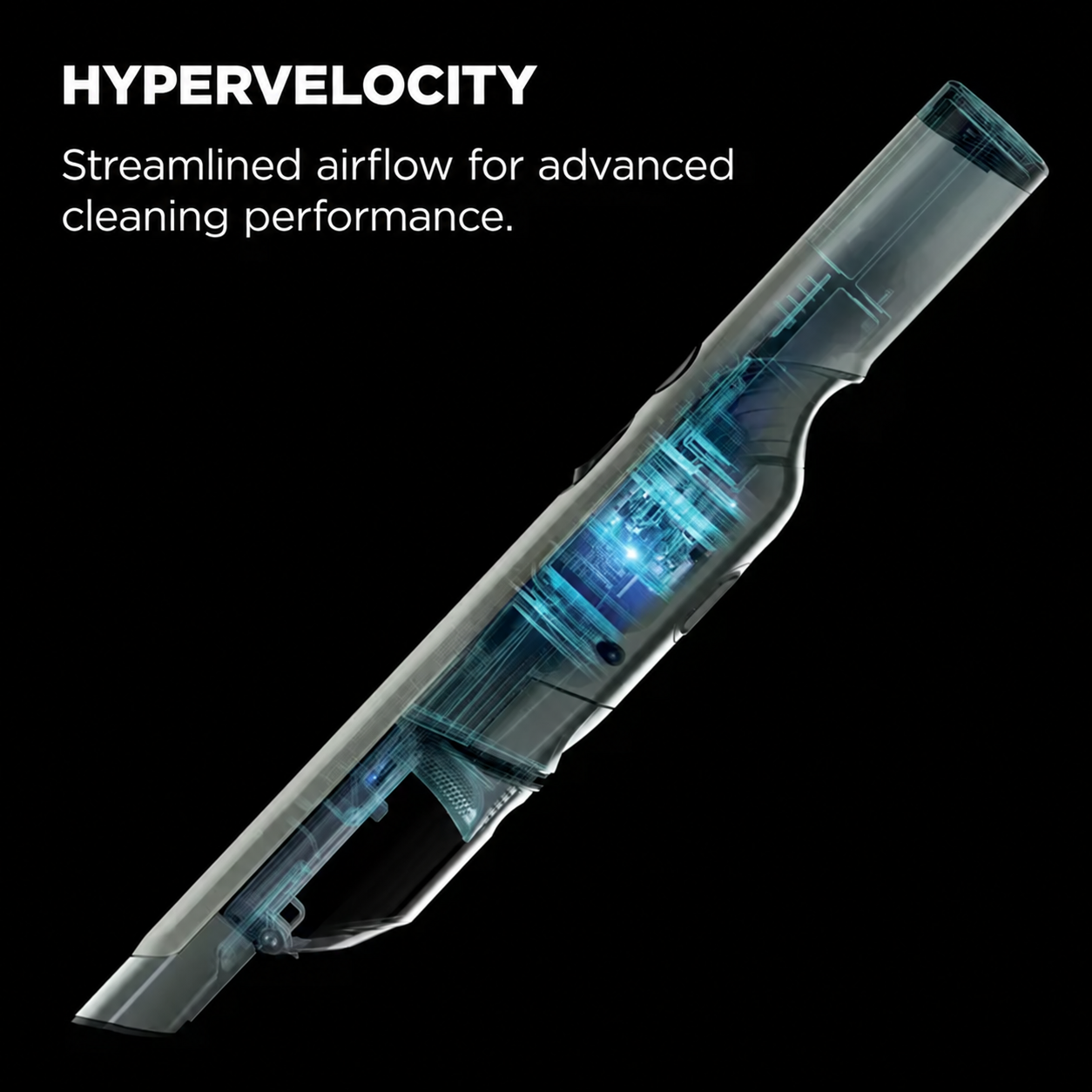 WANDVAC hypervelocity airflow
