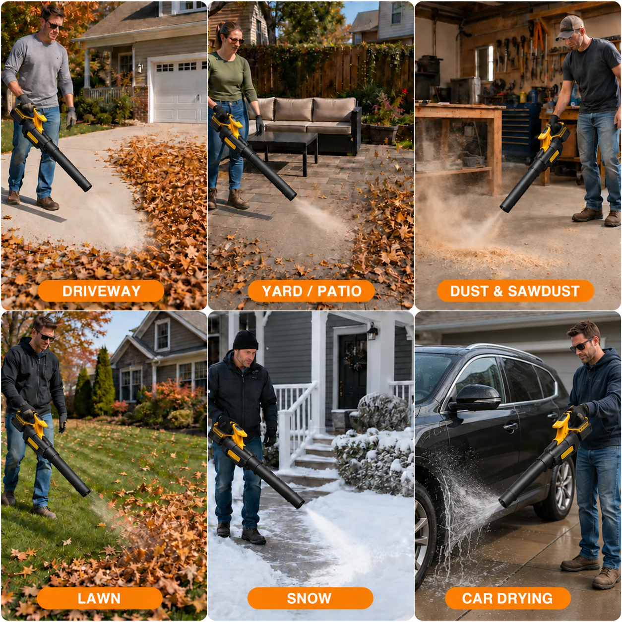 Outdoor cleanup use cases