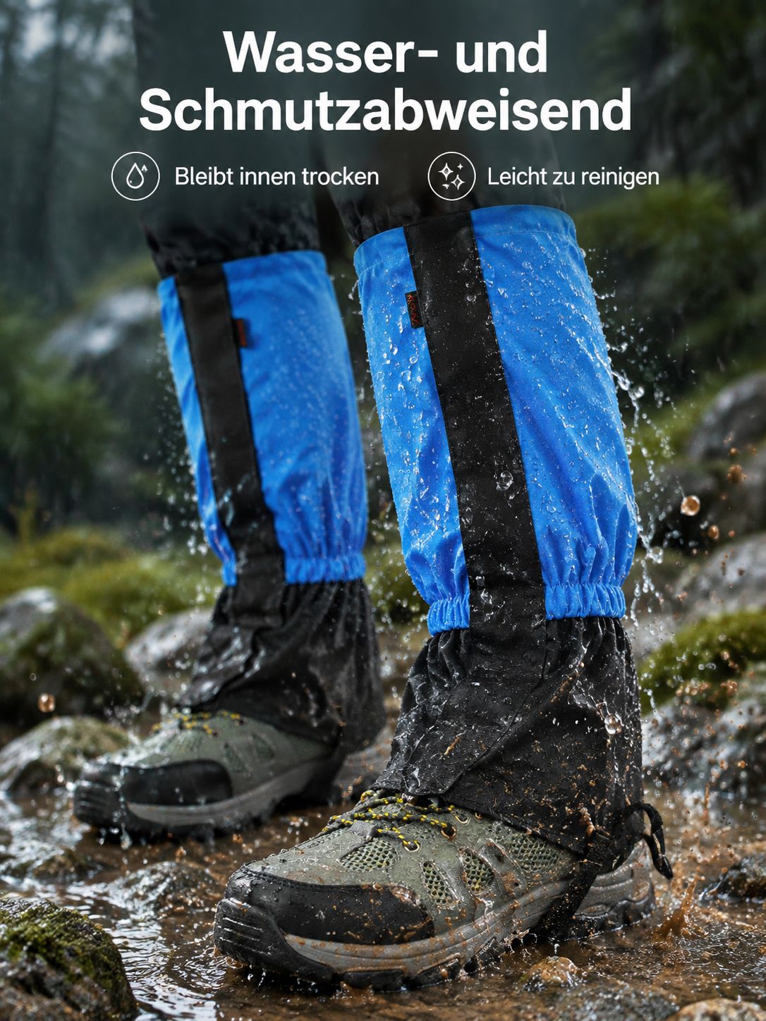 Wasserdichte verlängerte Überschuhe für Erwachsene zum Bergsteigen und Skifahren