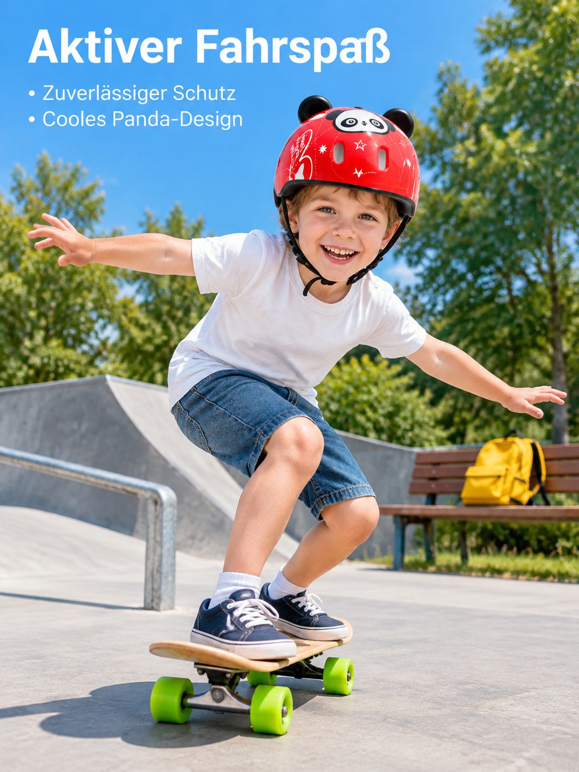 Kinder Skateboard Sport Schutzhelm Atmungsaktiv Schaumstoff Kappe