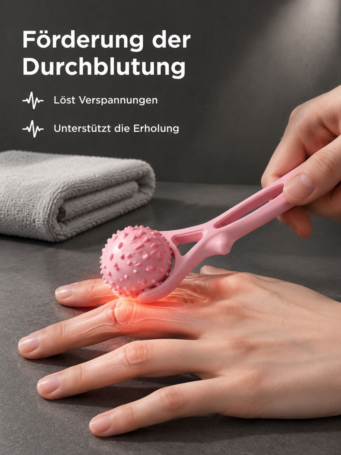 Multifunktionales Handmassagegerät