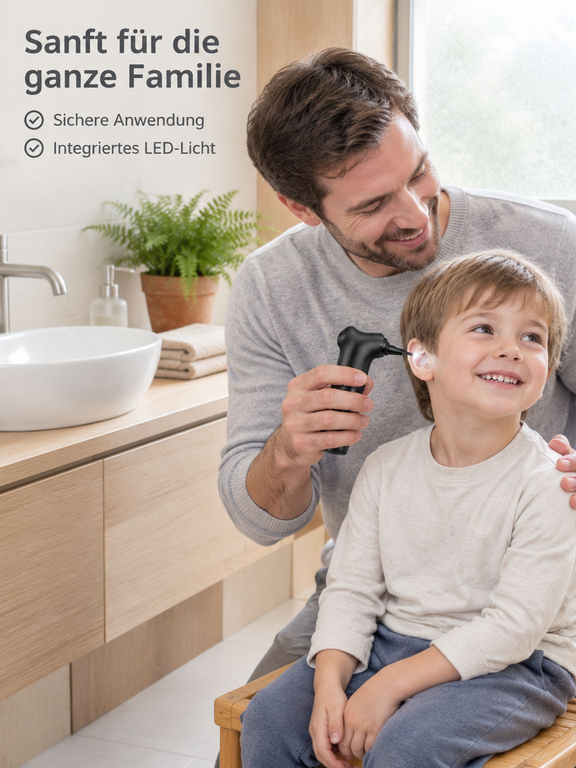 Elektrisches Ohrenreinigungsgerät für den Hausgebrauch