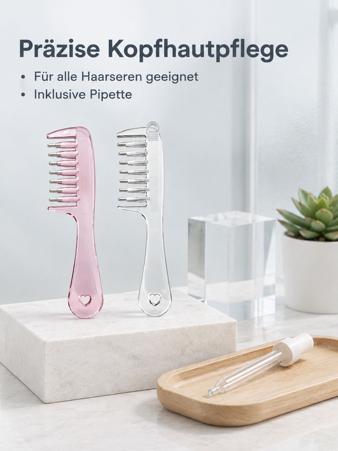 Kristall-Flüssigkeitskamm Minoxidil Kopfhaut-Applikator