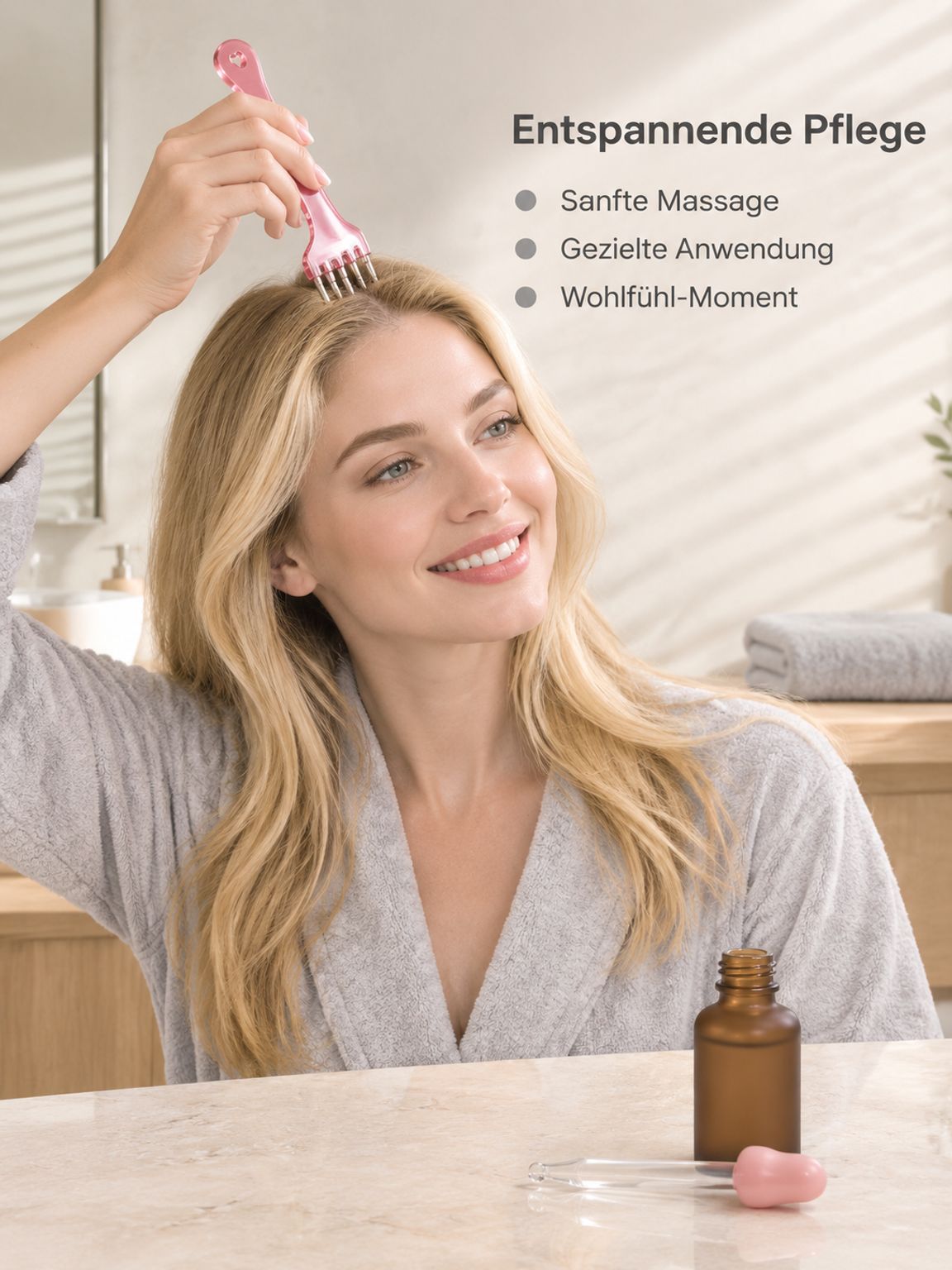 Kristall-Flüssigkeitskamm Minoxidil Kopfhaut-Applikator